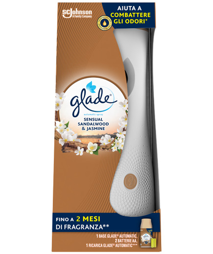 GLADE AUTOMATIC SPRAY BASE SENSUAL SANDALO&JASMINE