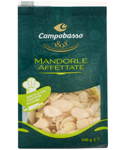 MANDORLE AFFETTATE GR.100CAMPOBASSO