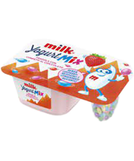 MILK FOR KIDS YOGURT FRAGOLACON CONFETTI CIOCCOLATO G.110