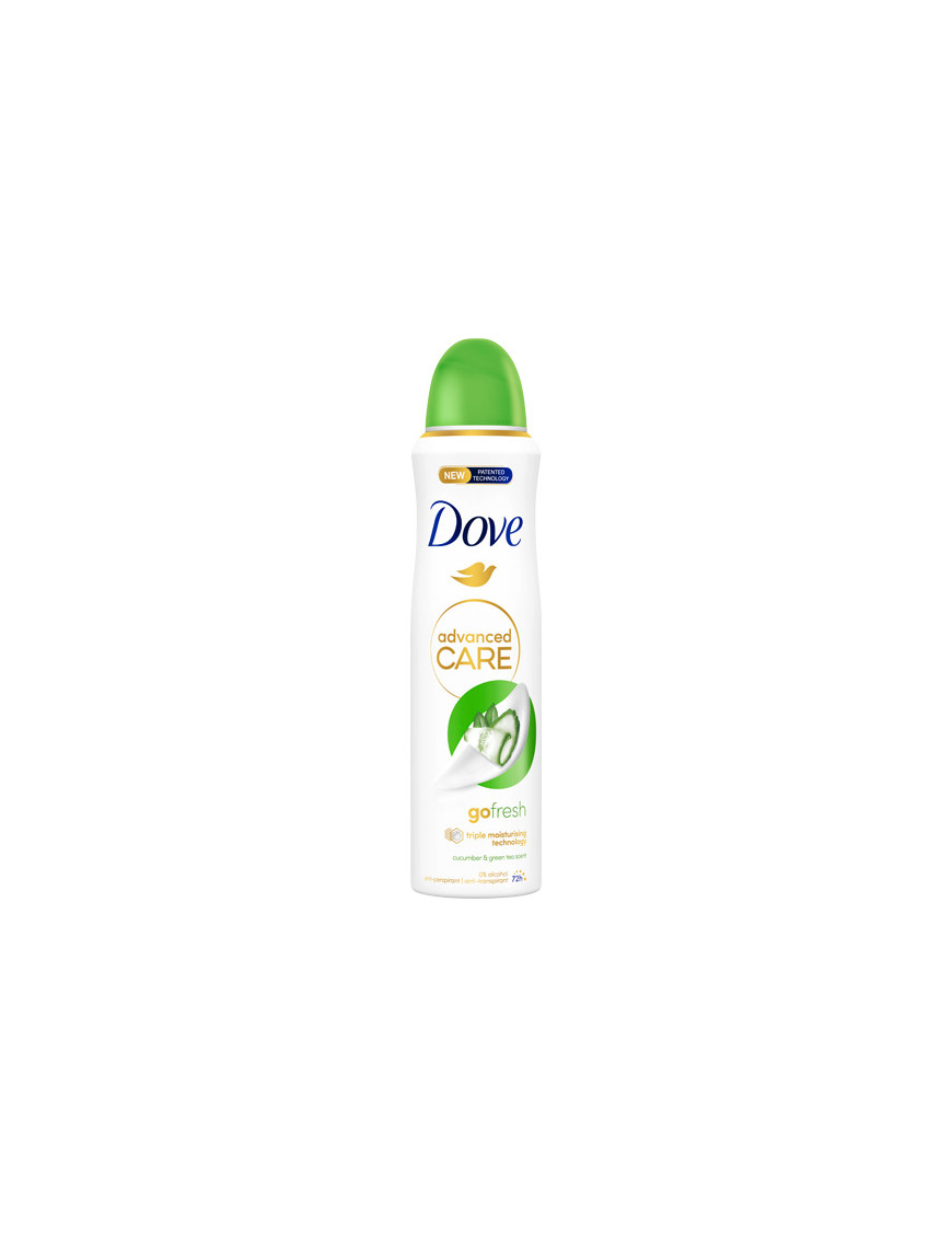 DOVE DEO SPRAY ADVANCED CARE GO FRESH CETRIOLO ML.150