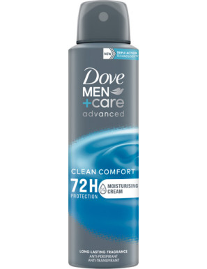 DOVE DEO SPRAY MEN ADVANCED CARE CLEAN COMFORT ML.150