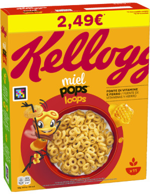 KELLOGG'S MIEL POPS LOOPS G.330  FLASH 2,49