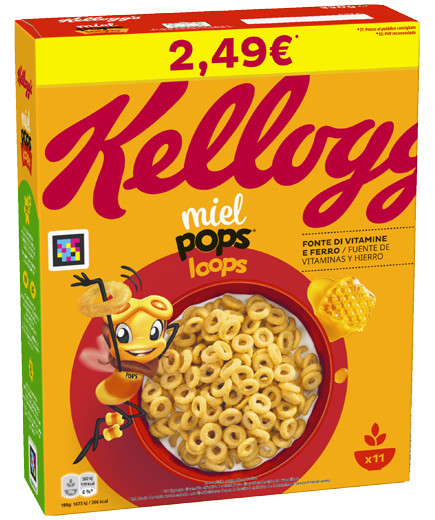 KELLOGG'S MIEL POPS LOOPS G.330  FLASH 2,49