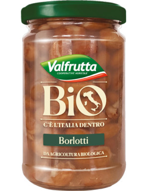 VALFRUTTA BORLOTTI IN VASO VETRO BIO 360 GR.