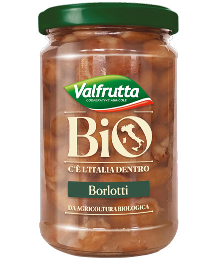 VALFRUTTA BORLOTTI IN VASO VETRO BIO 360 GR.