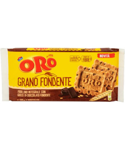 Saiwa Oro Frollino Integrali Grano E Gocce Cioccolato Fondente gr.300