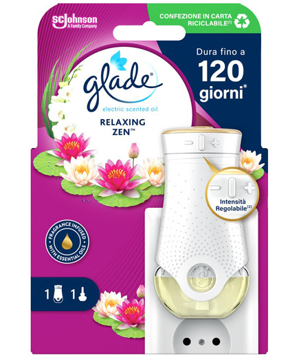 GLADE LIQUIDO ELETTRICO ESSENTIAL OIL BASE RELAXING ZEN