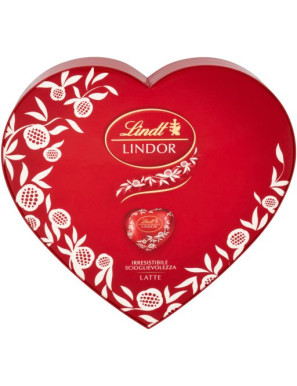 LINDT LINDOR LATTE SCATOLA CUORI G.96