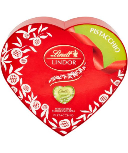 LINDT LINDOR SCATOLA CUORE PISTACCHIO G.82