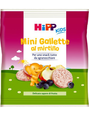 HIPP BABY SNACK MINI GALLETTEAL MIRTILLO 30G