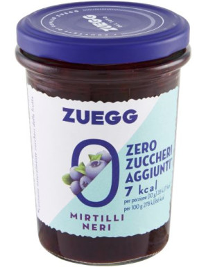 ZUEGG CONF.G.220 MIRTILLI ZERO ZUCCHERI AGGIUNTI