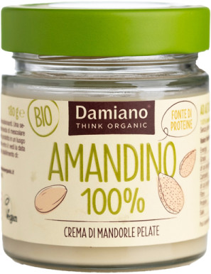 DAMIANO AMANDINO CREMA DI MANDORLE PELATE 100% G.180