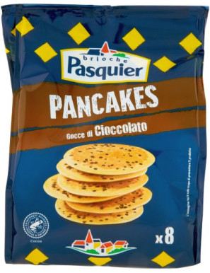 PASQUIER PANCAKES G.280 C/GOCCE CIOCC. (8PZ)