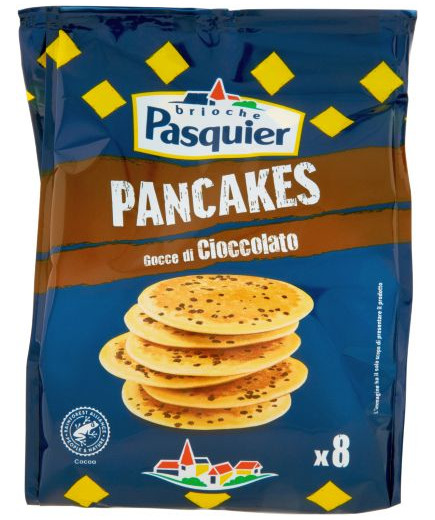 PASQUIER PANCAKES G.280 C/GOCCE CIOCC. (8PZ)