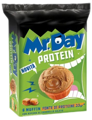 VICENZI MR.DAY MUFFIN G.252 CARAMELLO SALATO -PROTEIN-