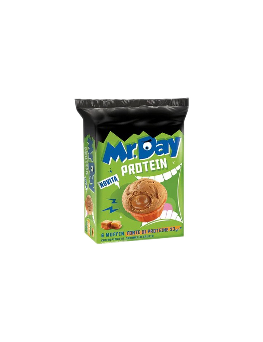 VICENZI MR.DAY MUFFIN G.252 CARAMELLO SALATO -PROTEIN-