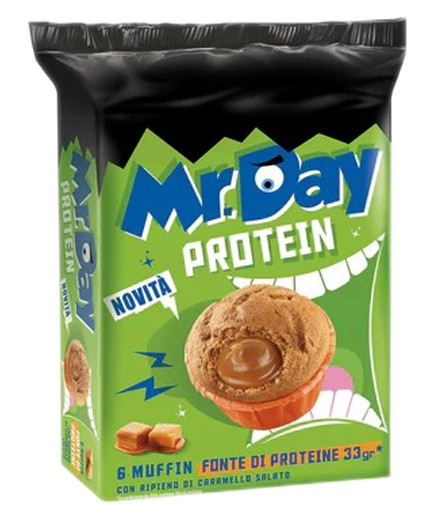 VICENZI MR.DAY MUFFIN G.252 CARAMELLO SALATO -PROTEIN-