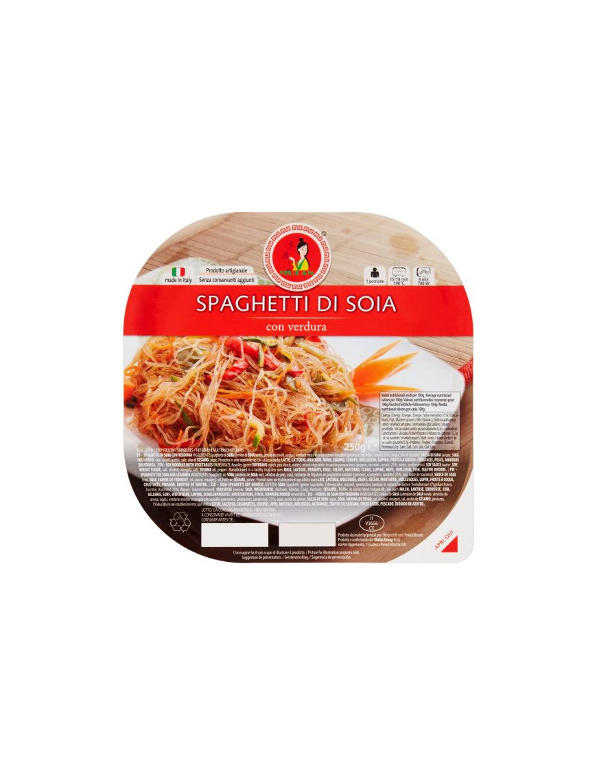 Mulan Group Spaghetti Di Soiacon Verdura Mista Surgelata gr.250