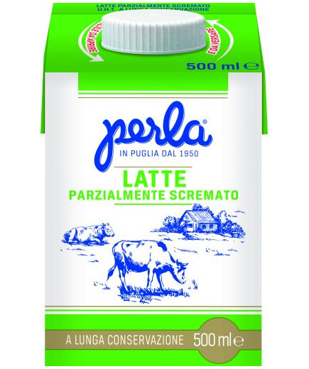 Perla Latte Uht Parzialmente Scremato ml.500
