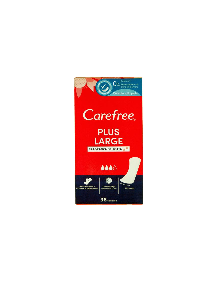 CAREFREE SALVASLIP PLUS LARGE36PZ.