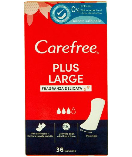 CAREFREE SALVASLIP PLUS LARGE36PZ.