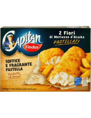 FINDUS FIORI DI MERLUZZO IN PASTELLA SURG.G. 240-FISH BAR