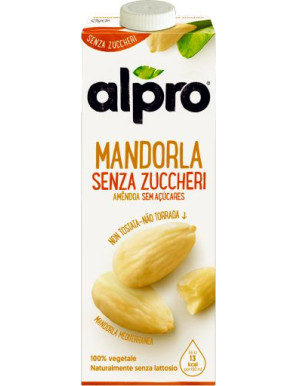 Alpro Mandorla Non Tostata Senza Zucchero lt.1