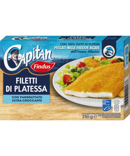 FINDUS FILETTI DI PLATESSA IMPANATI G.250