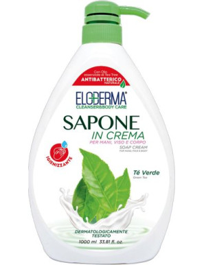 Eloderma Crema Di Sapone lt.1 Dispencer Te Verde