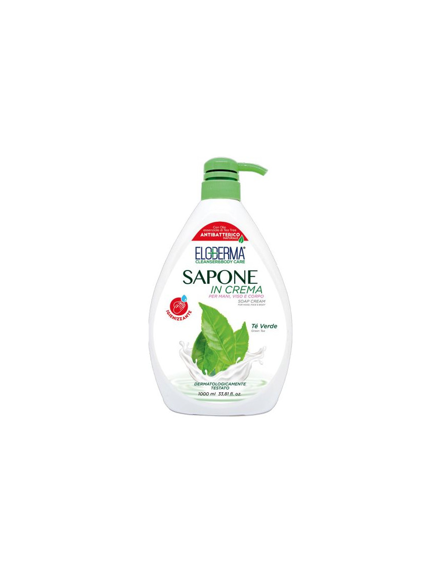 Eloderma Crema Di Sapone lt.1 Dispencer Te Verde