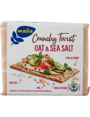 WASA CRACKERS G.265 OAT & SEA SALT