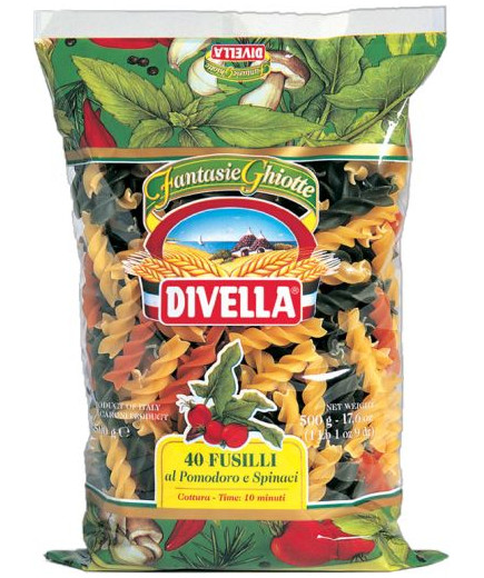 DIVELLA FANTASIE GHIOTTE G.500 FUSILLI POM. E SPINACI NÂ°40/I