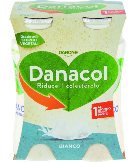 Danone Danacol gr.100X4 Bianco