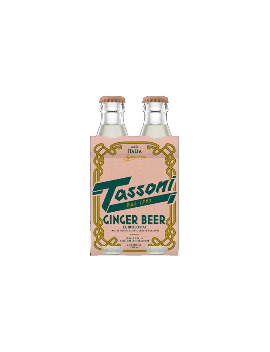 TASSONI GINGER BEER CL.18X4 BIO BTG