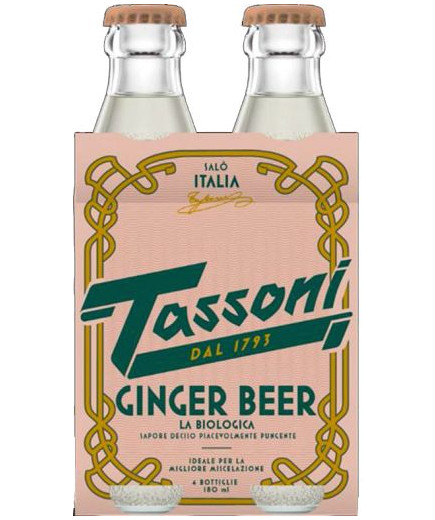 TASSONI GINGER BEER CL.18X4 BIO BTG
