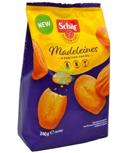 SCHAR MADELEINES GR 240 S/GLUTINE  8X40G