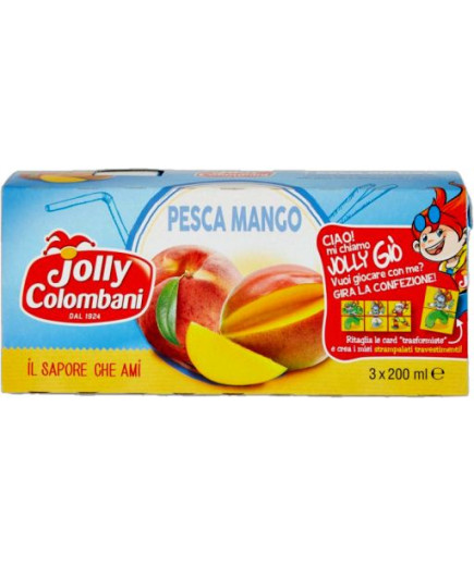 JOLLY COLOMBANI SUCCO PESCA-MANGO ML.200X3 BRIK