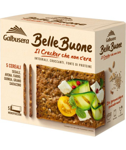 GALBUSERA BELLE BUONE CRACKER G.200 5 CEREALI