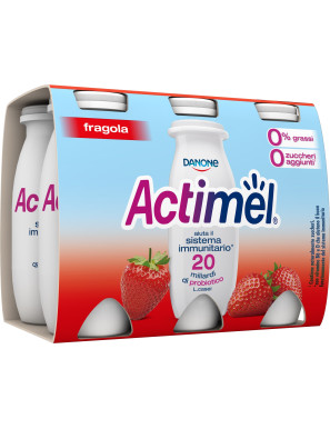 DANONE ACTIMEL 0,1% ML.100X6 FRAGOLA