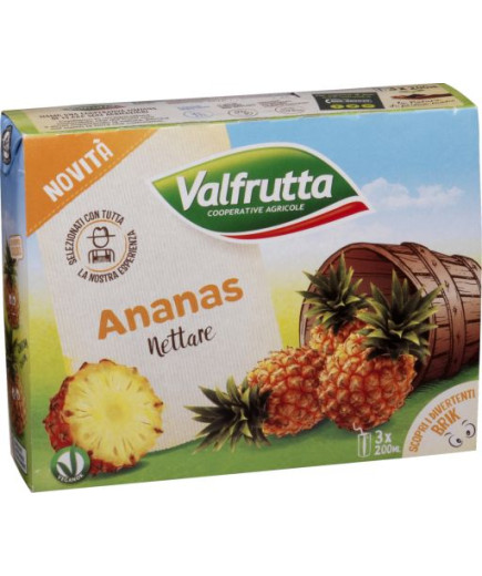 VALFRUTTA SUCCO ML.200X3 ANANAS
