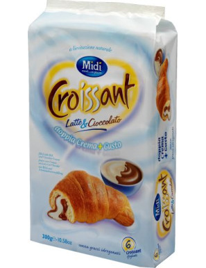 Midi Croissant Latte/Cioccolato X6 gr.300