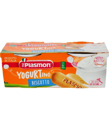 Plasmon Yogurtino Biscotto gr.100X2