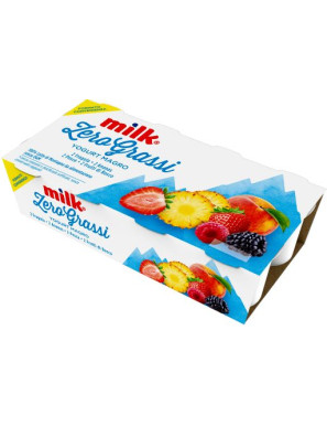 MILK YOGURT MAGRO ZERO GRASSI G.125X8 MIX FRUTTA