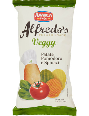 Amica Chips Alfredo'S Veggy gr.110 Patatina Pomodori E Spinaci