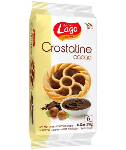 Lago Crostatine Cacao gr.240 (6 pezzi)