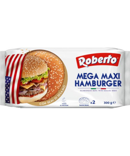 ROBERTO PANE MEGA MAXI HAMBURGER C/SESAMO  G.250