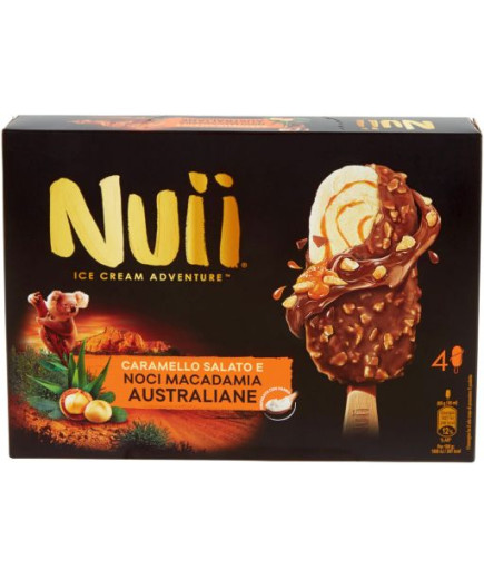 NUII STECCO CARAMELLO SALATO E NOCI MACADAMIA X4 G.272  *CAR