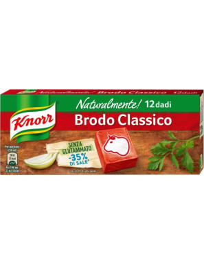 KNORR DADO CLASSICO X10+2G.109 S/GLUTAMMATO NATURALM. -SALE