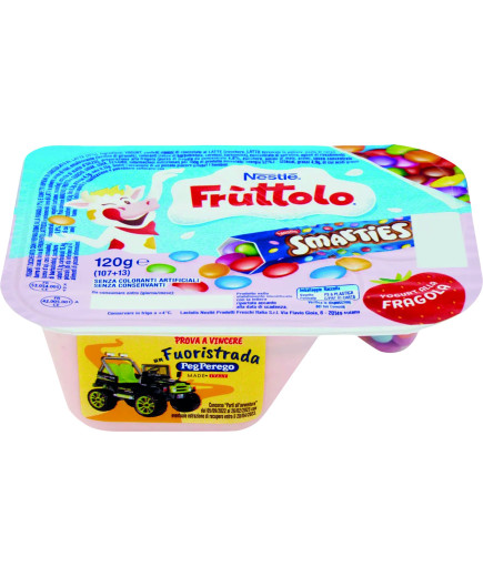 Nestle Fruttolo C/Smarties Fragola gr.120