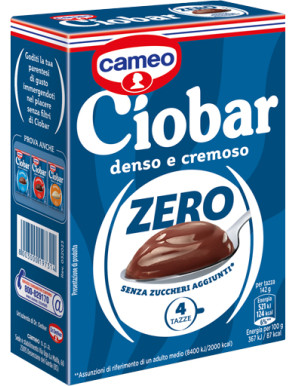 CAMEO CIOBAR ZERO ZUCCHERO 4X76 GR